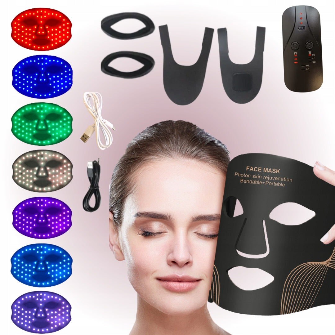 7-COLOR LED FACE MASK – PHOTON LIGHT THERAPY REJUVENATING