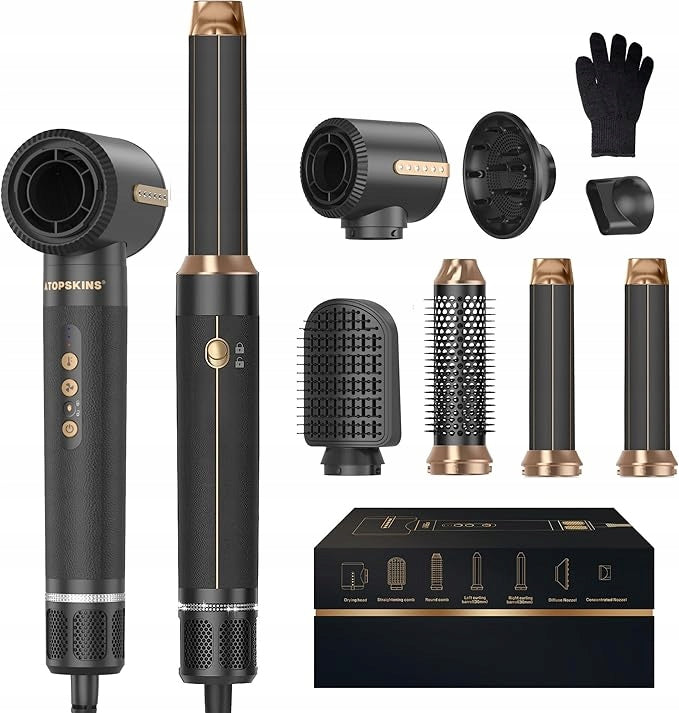 7 IN 1 HAIR DRYER ATOPSKINS 3 ADJUSTABLE TEMPERATURES 110 000 REVOLUTIONS