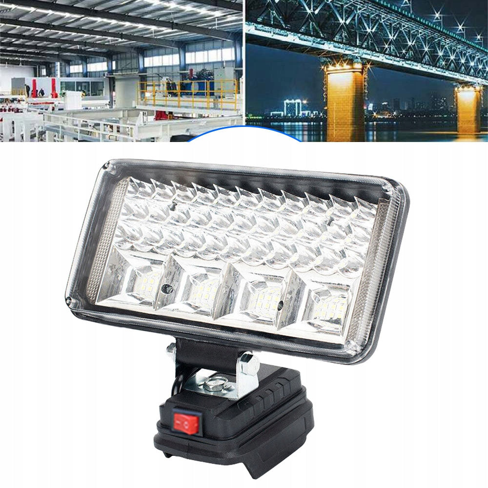 7" MAKITA 18V WORKING LED BATTERY LAMP 75W 57xLED