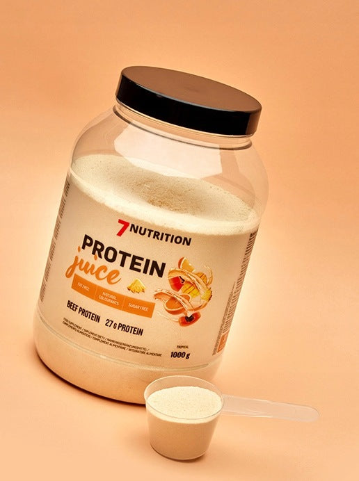 7 NUTRITION PROTEIN JUICE BEEF PROTEIN HYDROLYZATE MANGO-ANANAS 1000 G Expiration date at least 1 year from the date of purchase