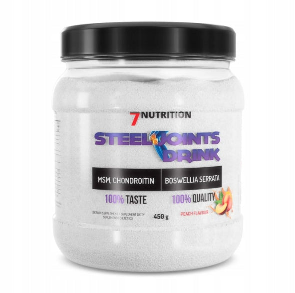 7 NUTRITION STEEL JOINTS DRINK 450g Peach Expiration date at least six months from the date of purchase