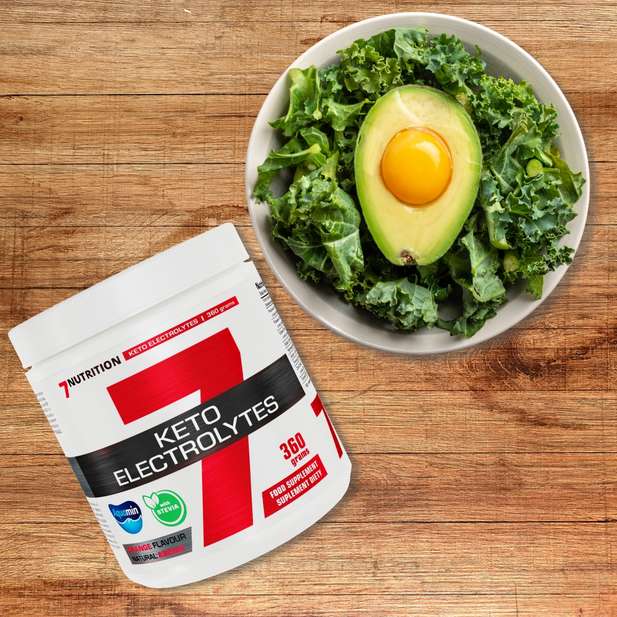 7 Nutrition Keto Electrolytes 360g orange Brand 7Nutrition