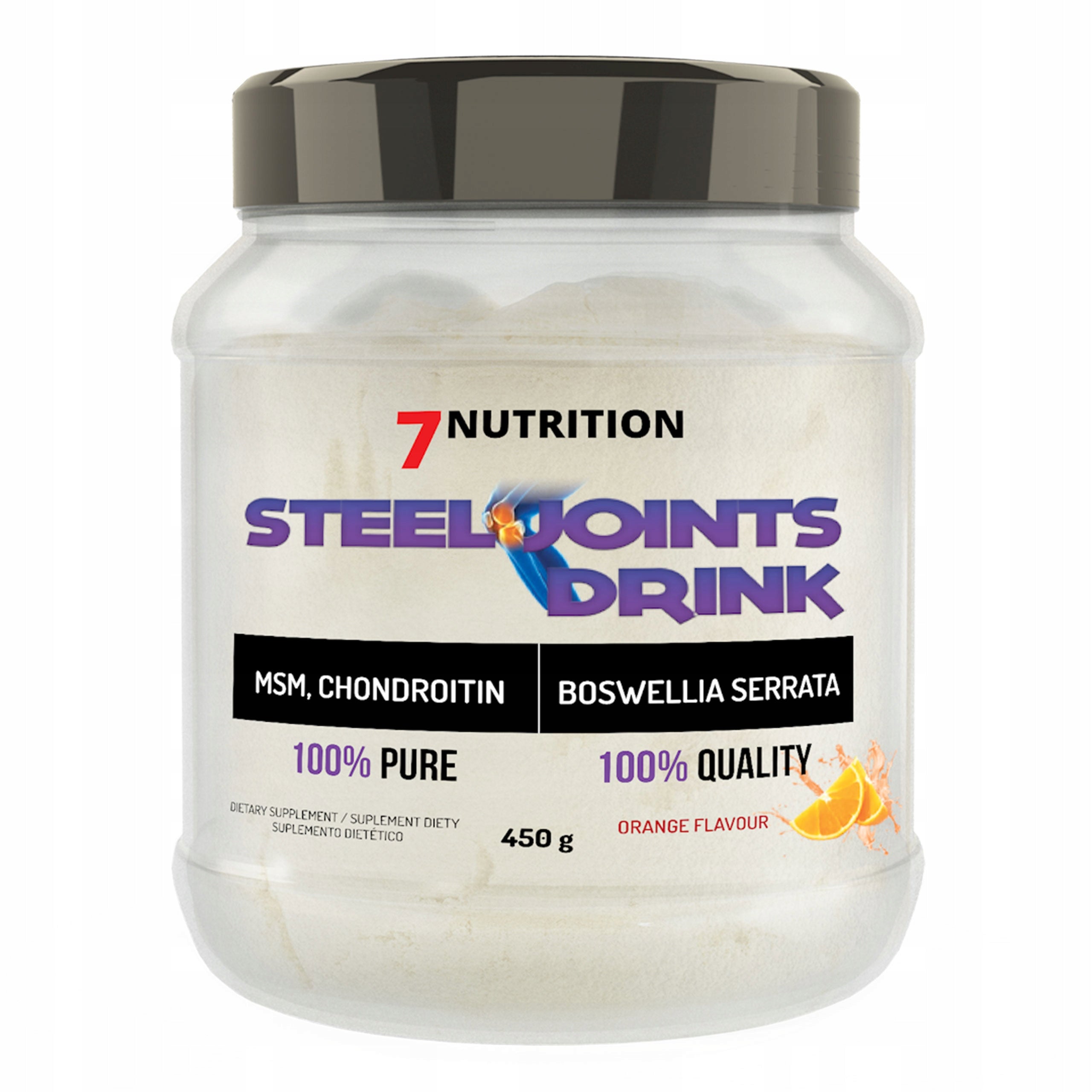 7 Nutrition Steel Joints Drink 450g orange BONE JOINTS CARTILAGE