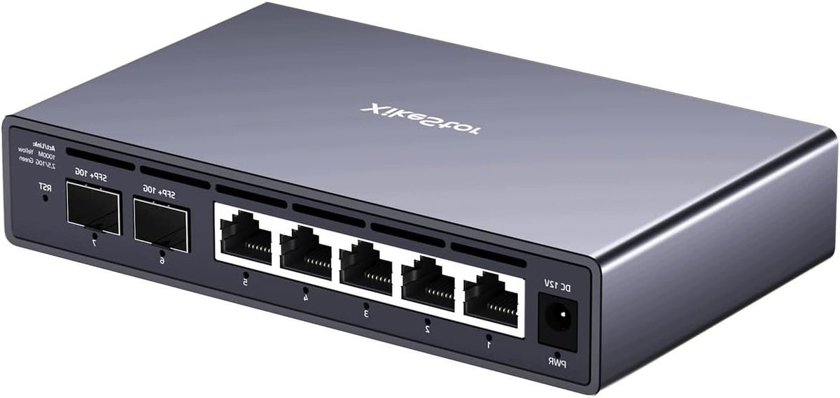 7 PORT MANAGED SWITCH 2,5GBE RJ45 2X10G SFP IN HOME NETWORK