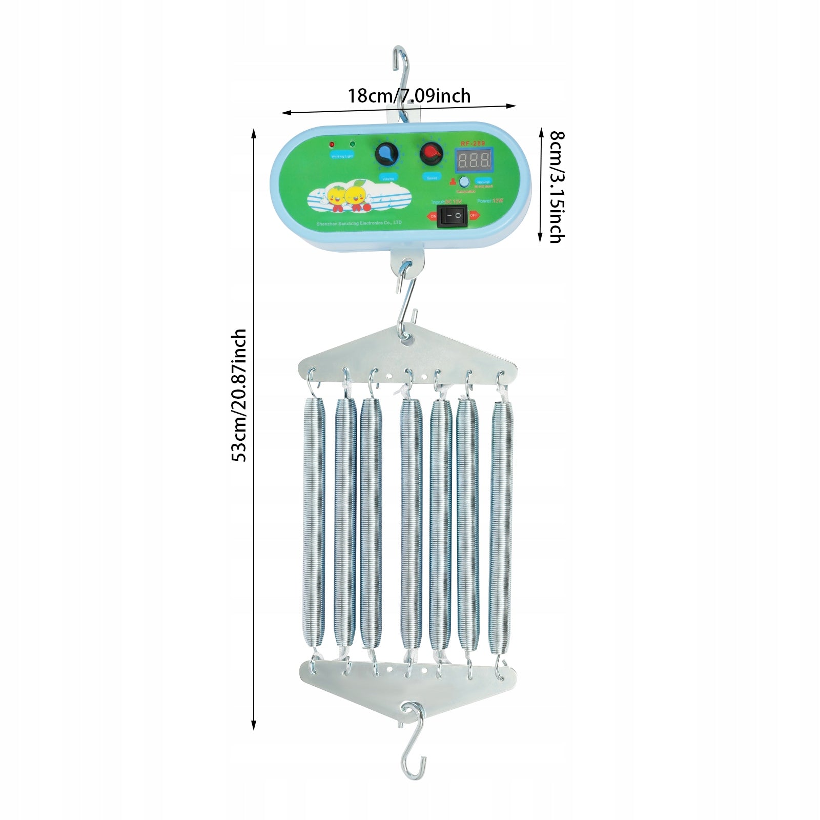 7-SPRING BABY SWING CONTROLLER BABY CRADLE SWING WITH ADJUSTABLE SETTINGS Manufacturer code 26565