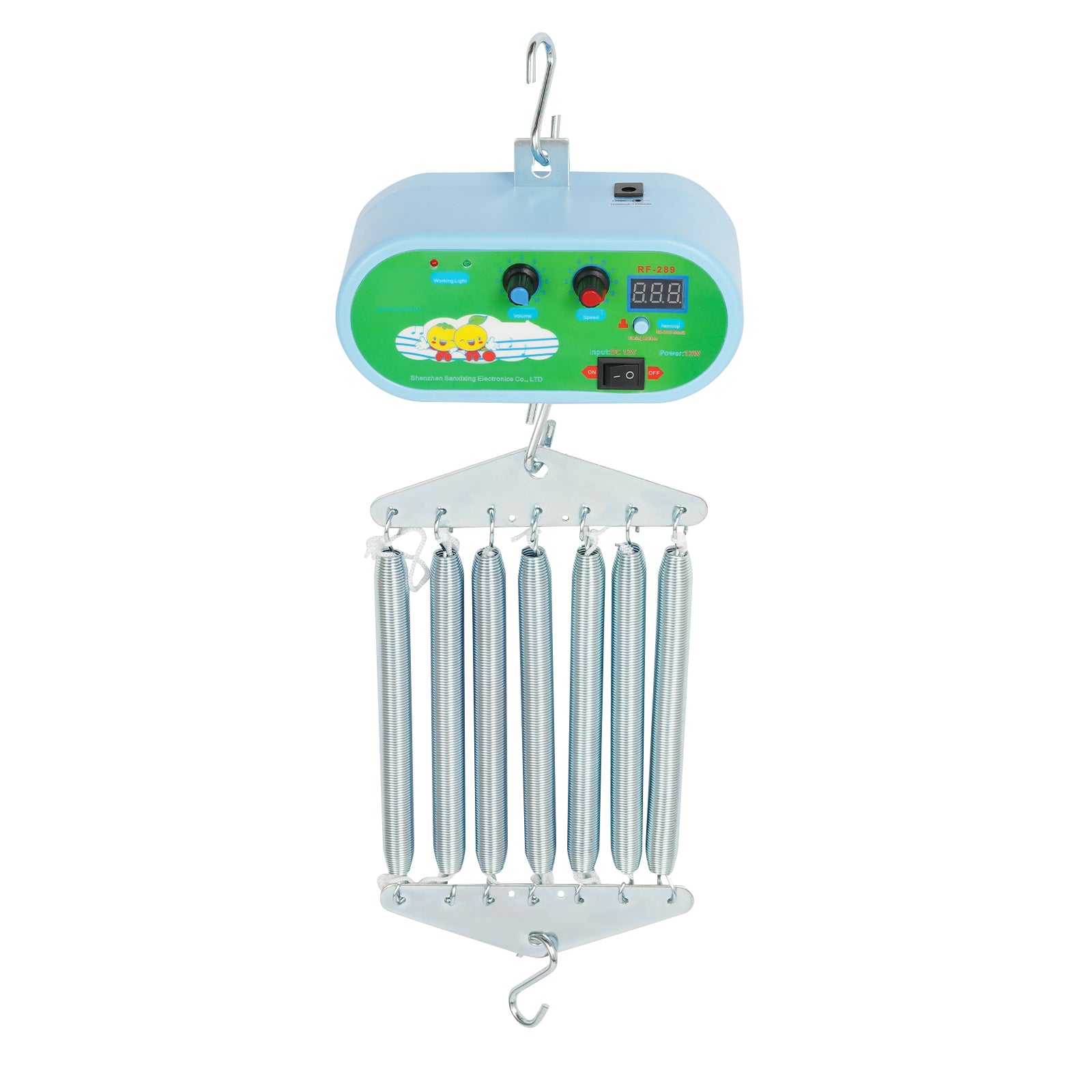 7-SPRING BABY SWING CONTROLLER BABY CRADLE SWING WITH ADJUSTABLE SETTINGS