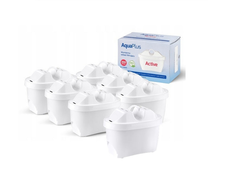 7 X CARTRIDGE FILTER AQUAPHOR AQUAPLUS REPLACEMENT FOR BRITA MAXTRA DAFI JUG
