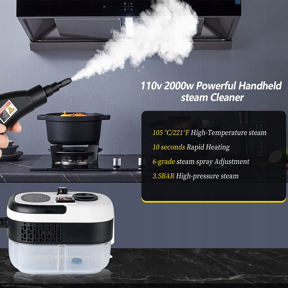 7 in 1 Steam Cleaner, 2000W High Pressure Steamer for Cleaning, Handheld Packaging status original
