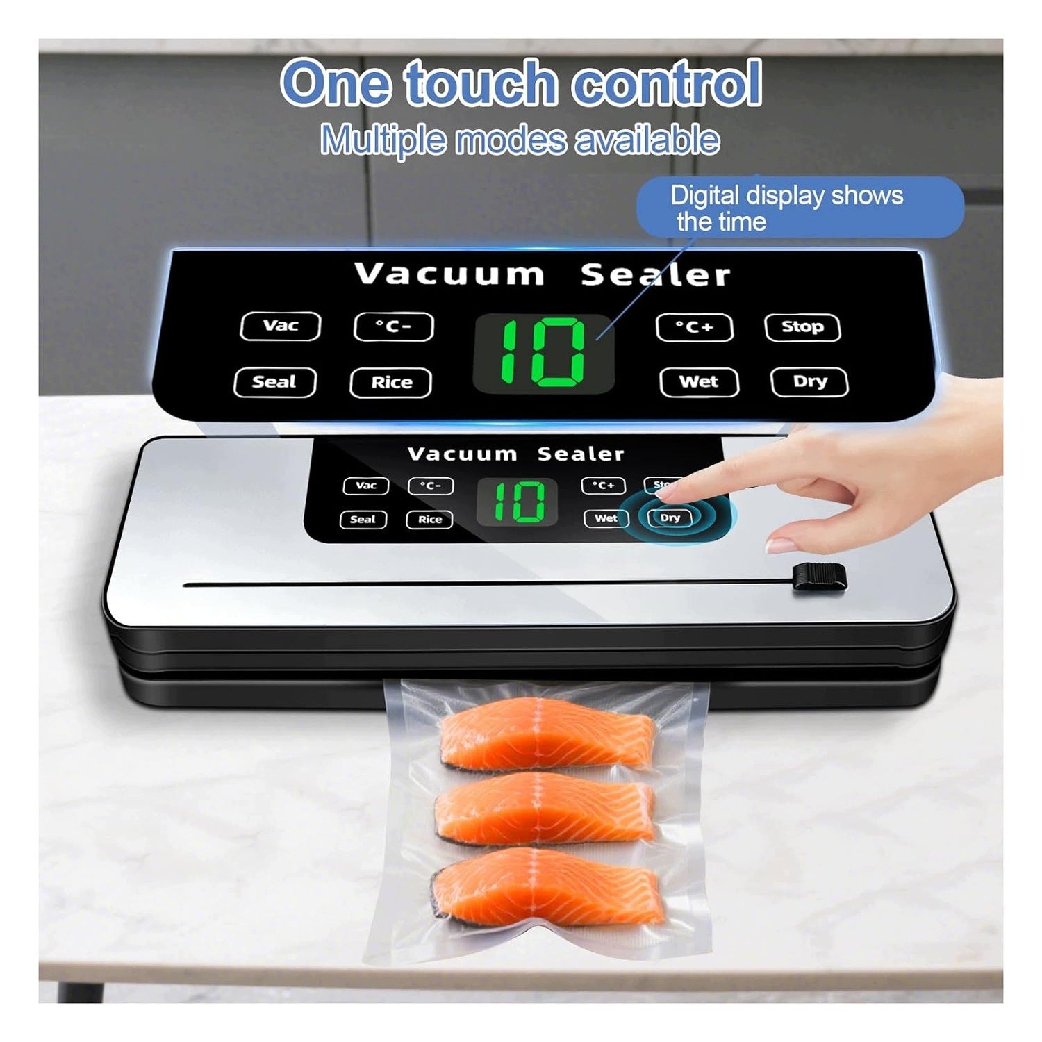 7 in 1 Vacuum Packaging Machine Automatic Food Machine Model 7-in-1 Food Vacuum Machine