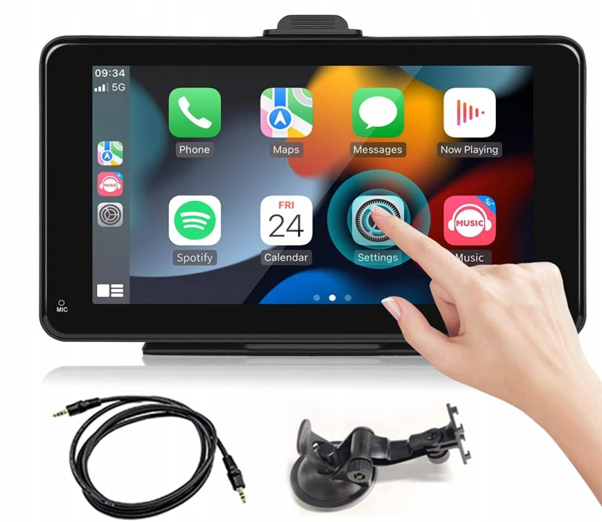 7-inch car radio with CarPlay, Android Auto and MirrorLink