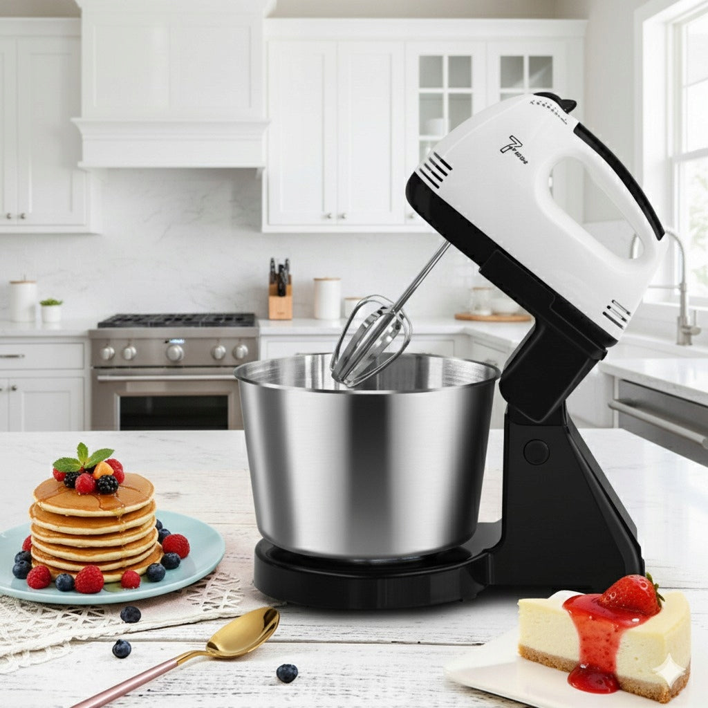 7-speed planetary mixer with 2L bowl – for cakes, creams and pastries strong Packaging status original