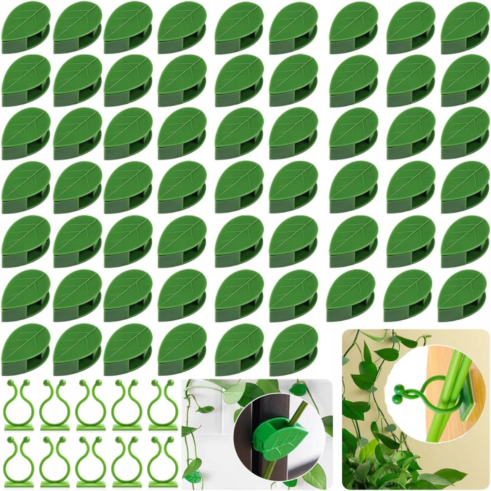 70 Pcs Plant Climbing Wall Fixture Clips, for Fixing Cable and Plant Vine