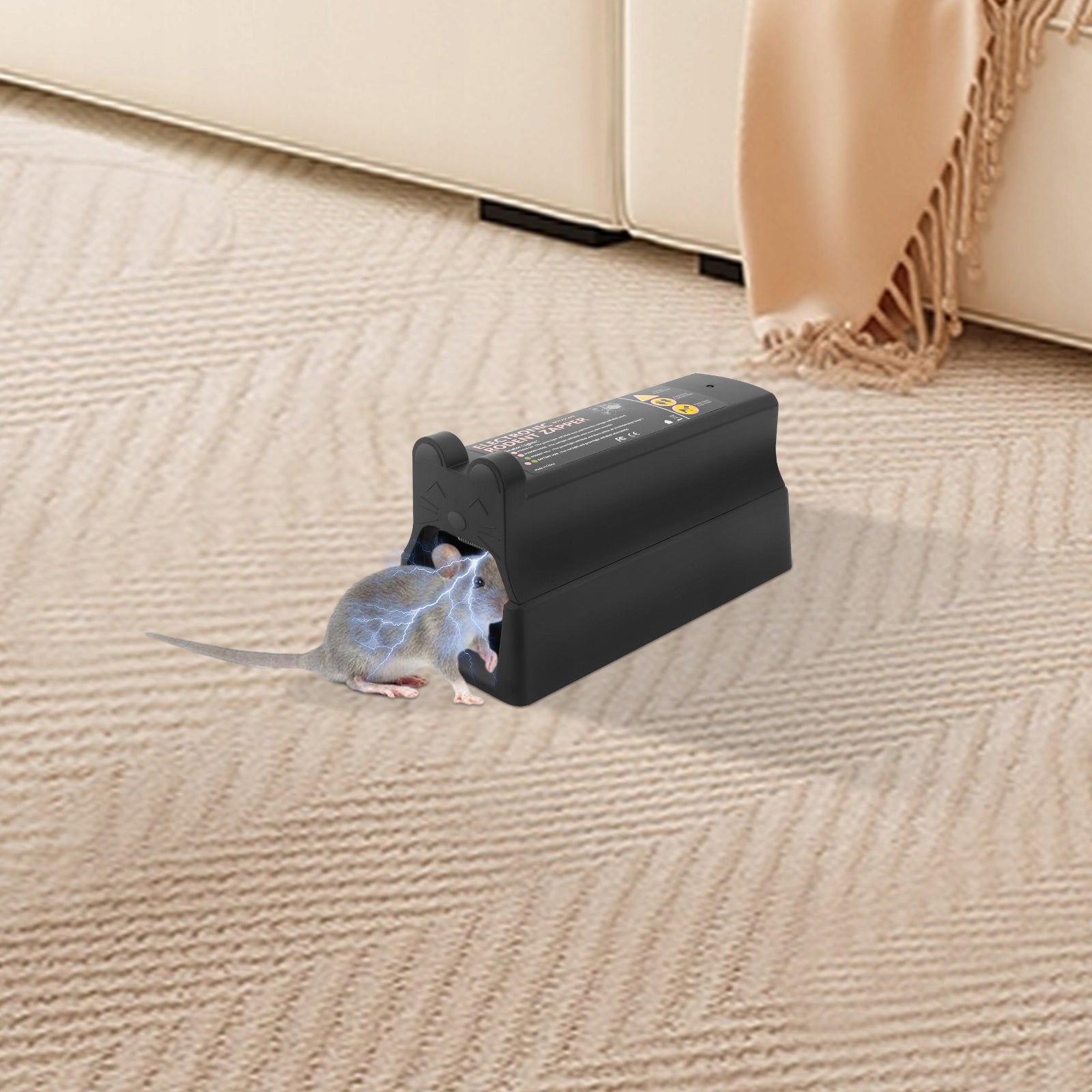 7000V Electric Rat Trap, 220V 60Hz Electronic Mousetrap, 27.5*11.9*12.5cm EAN (GTIN) 742058696674