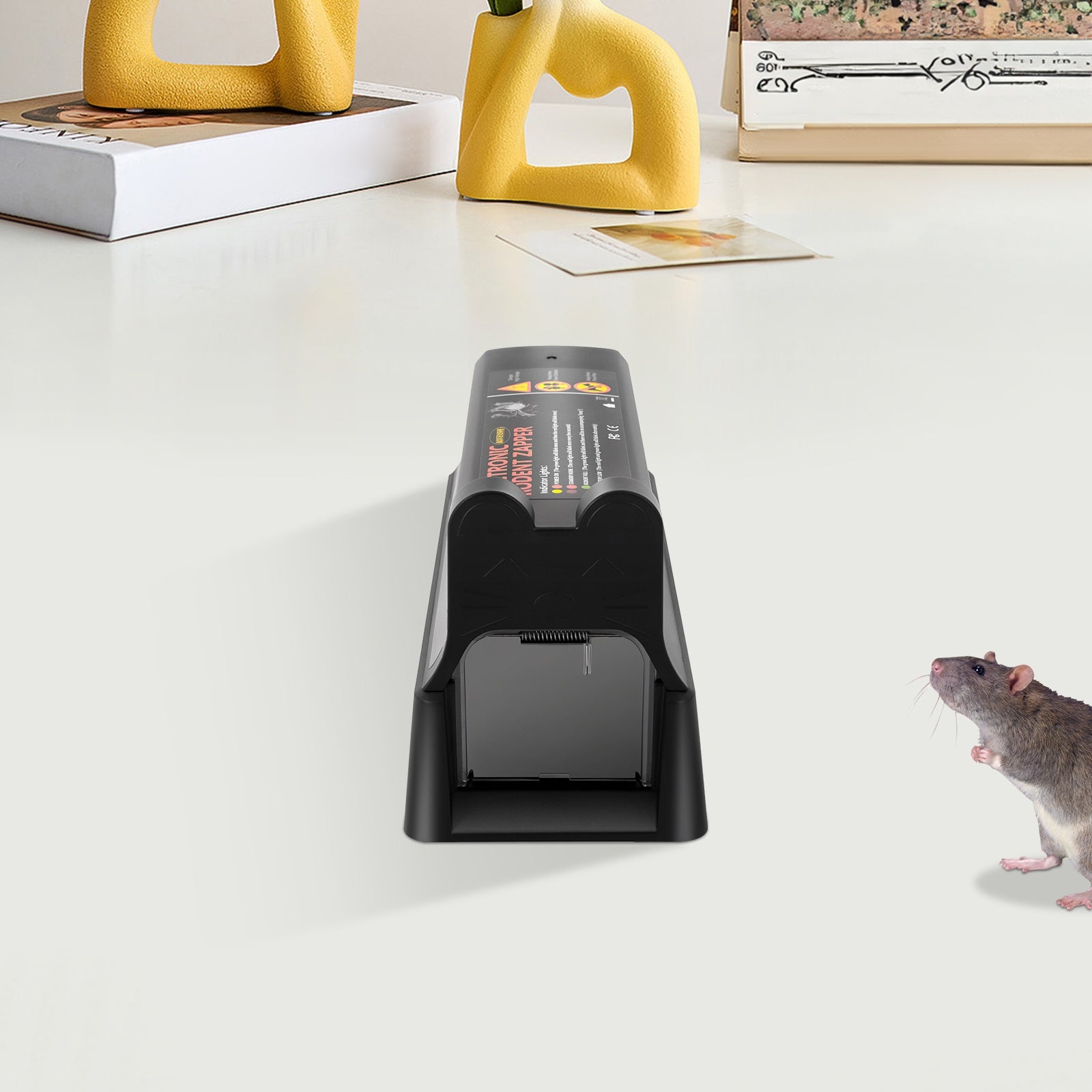 7000V Electric Rat Trap, 220V 60Hz Electronic Mousetrap, 27.5*11.9*12.5cm Use Against mice