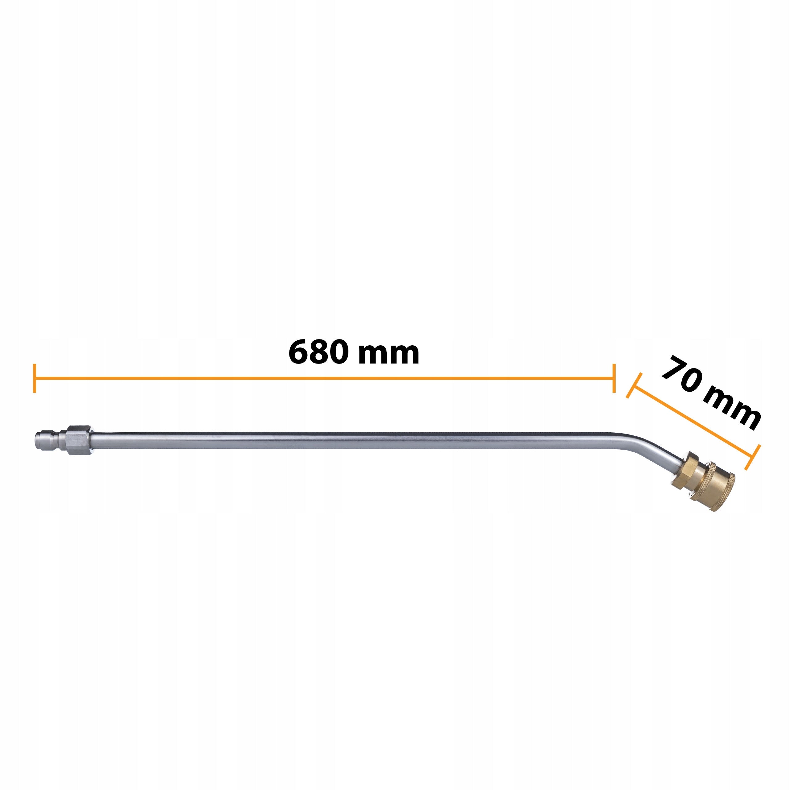 70CM LONG LANCE EXTENSION FOR 1/4” QUICK COUPLER WASHER BENT 30° LAVOR Packaging status original