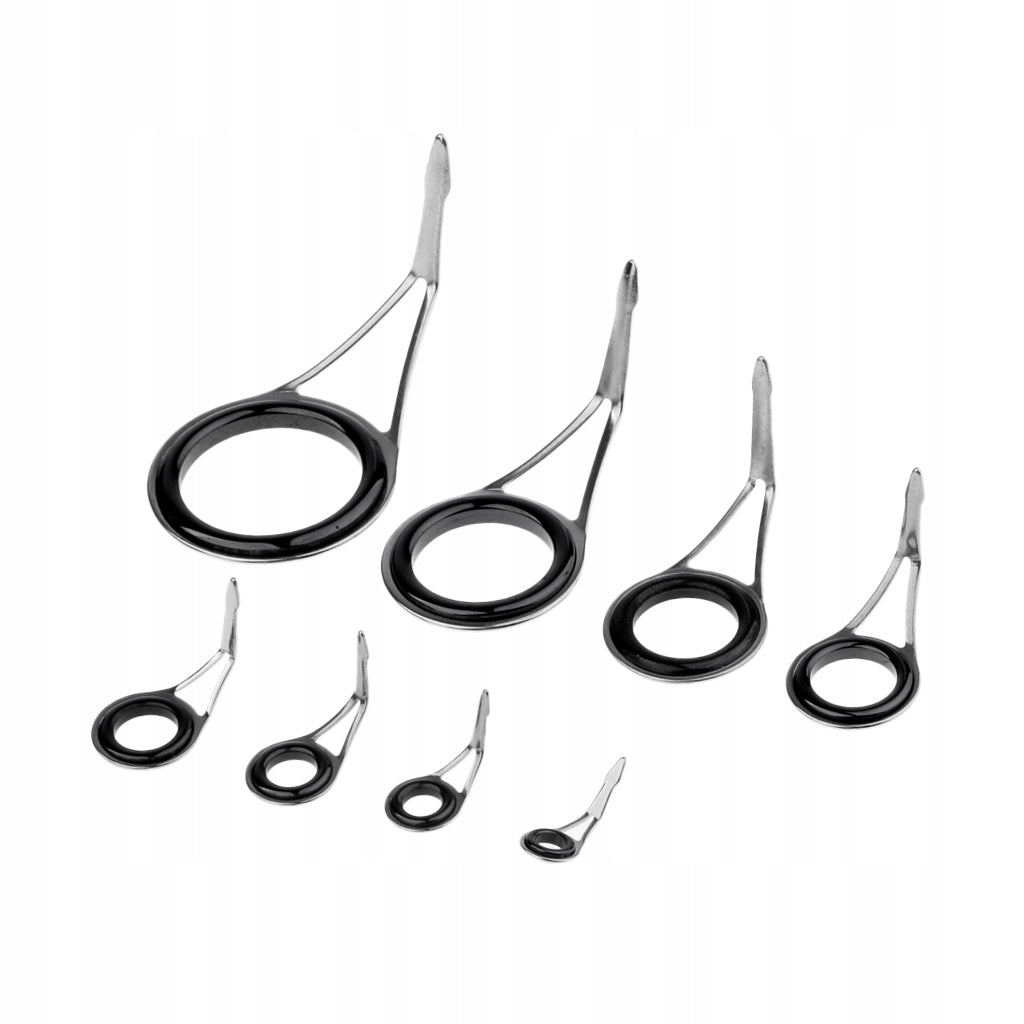 70Pcs Saltwater Fishing Rod Tip Guides Rings Repair DIY Variety of Sizes Model pierścień szczytowy wędki