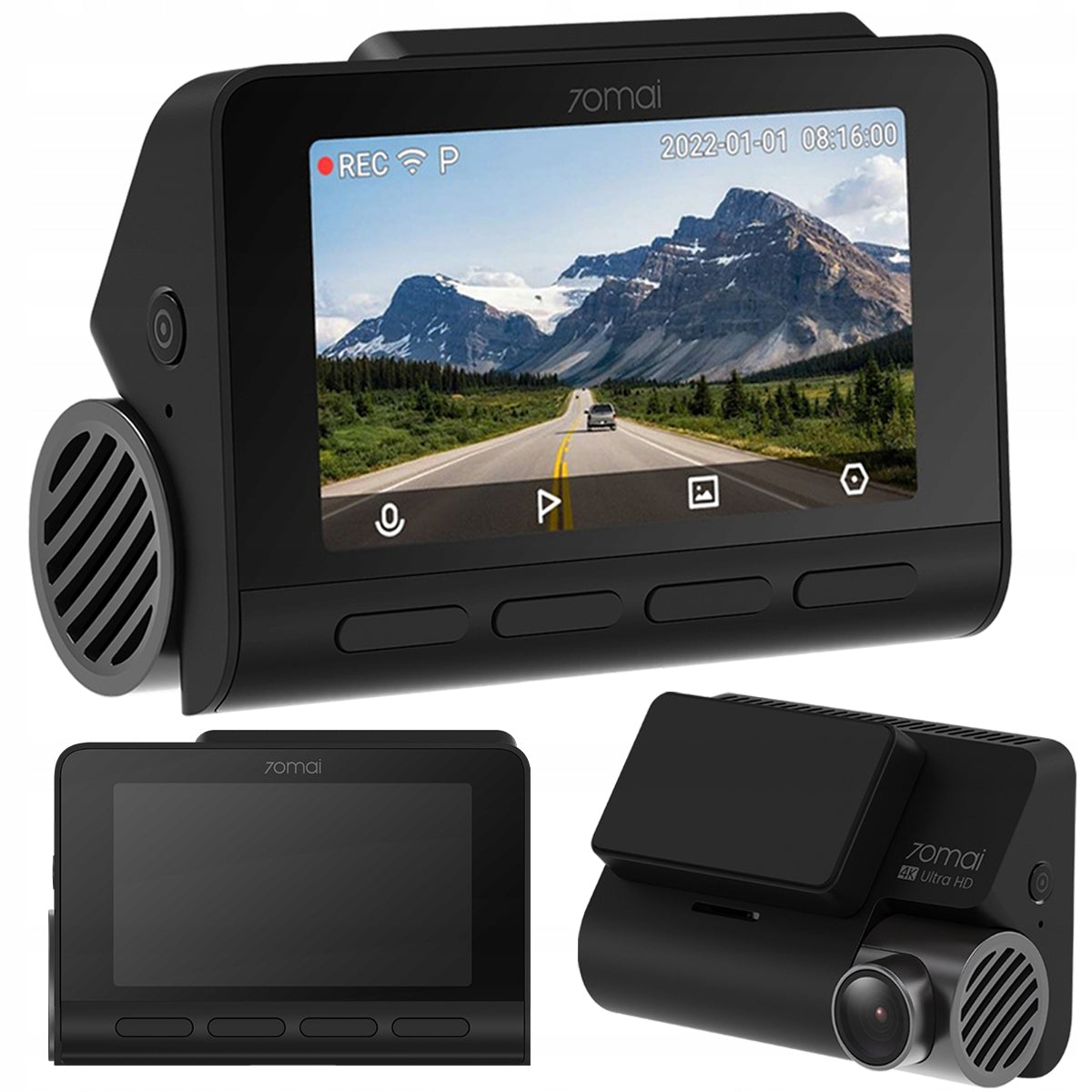 70mai 4K A810 Car Camera Included with RC12 + Hardwire Kit Brand 70mai