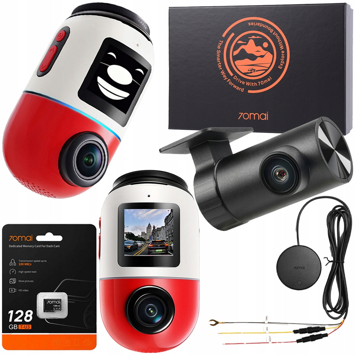 70mai Car camera Omni x800 4k+ RC14 128GB up04 + GIFT BOX