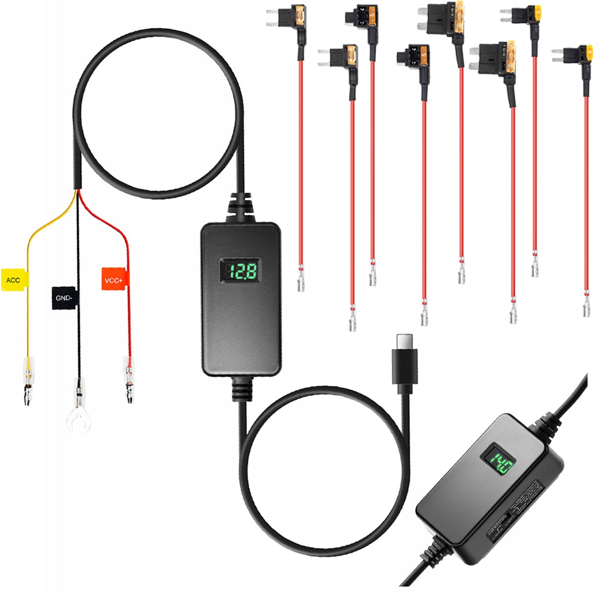 70mai Hardwire Kit UP06 PARKING MODE POWER SUPPLY for Car Cameras Packaging status original