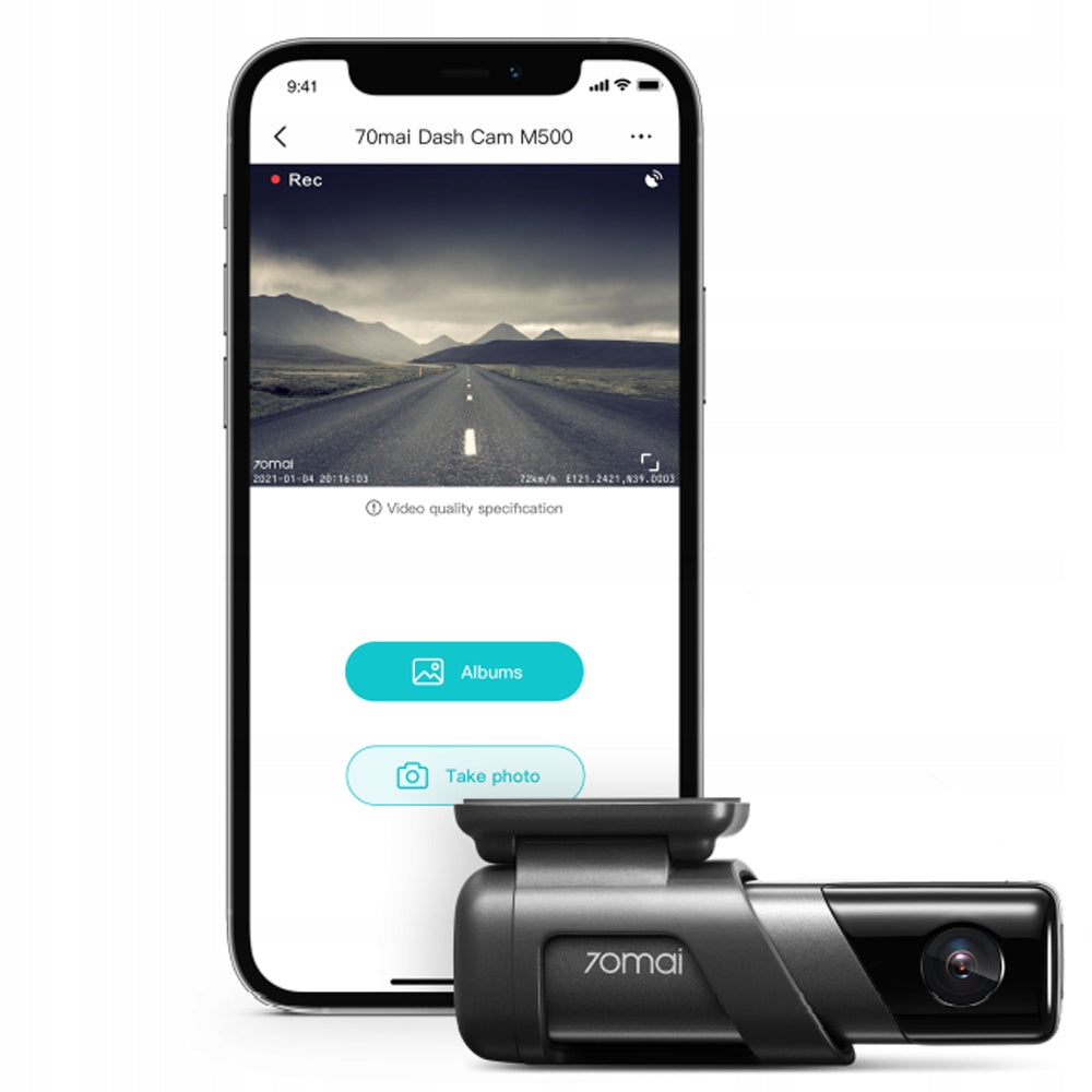 70mai M500 Car camera with 64GB built-in memory Brand 70mai