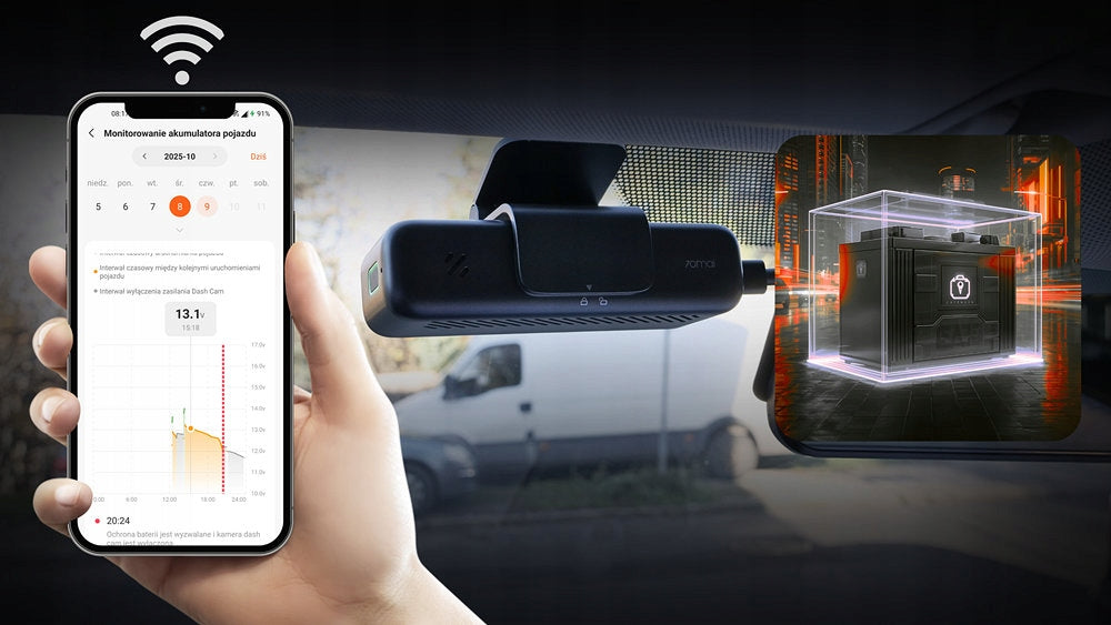70mai M800 Car camera 4K HDR VIDEO RECORDER with 128GB memory Brand 70mai