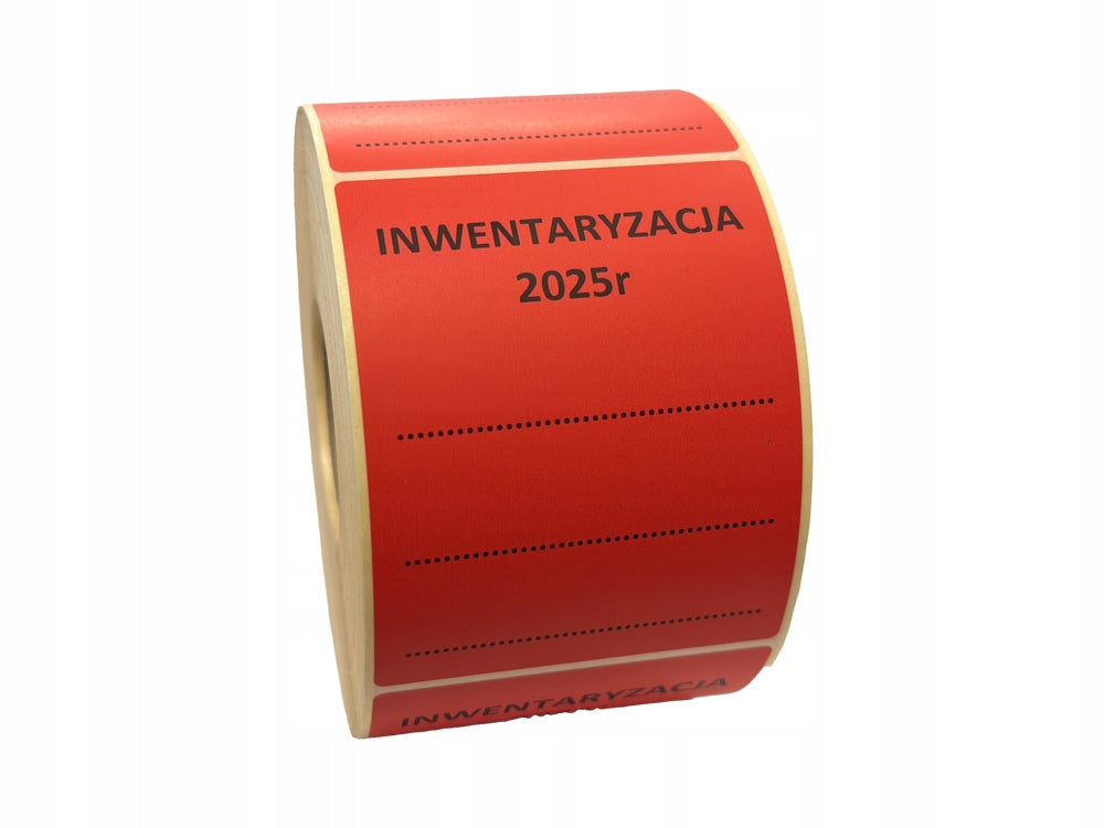 70x90mm thermal labels red 100 PCS ! Inventory