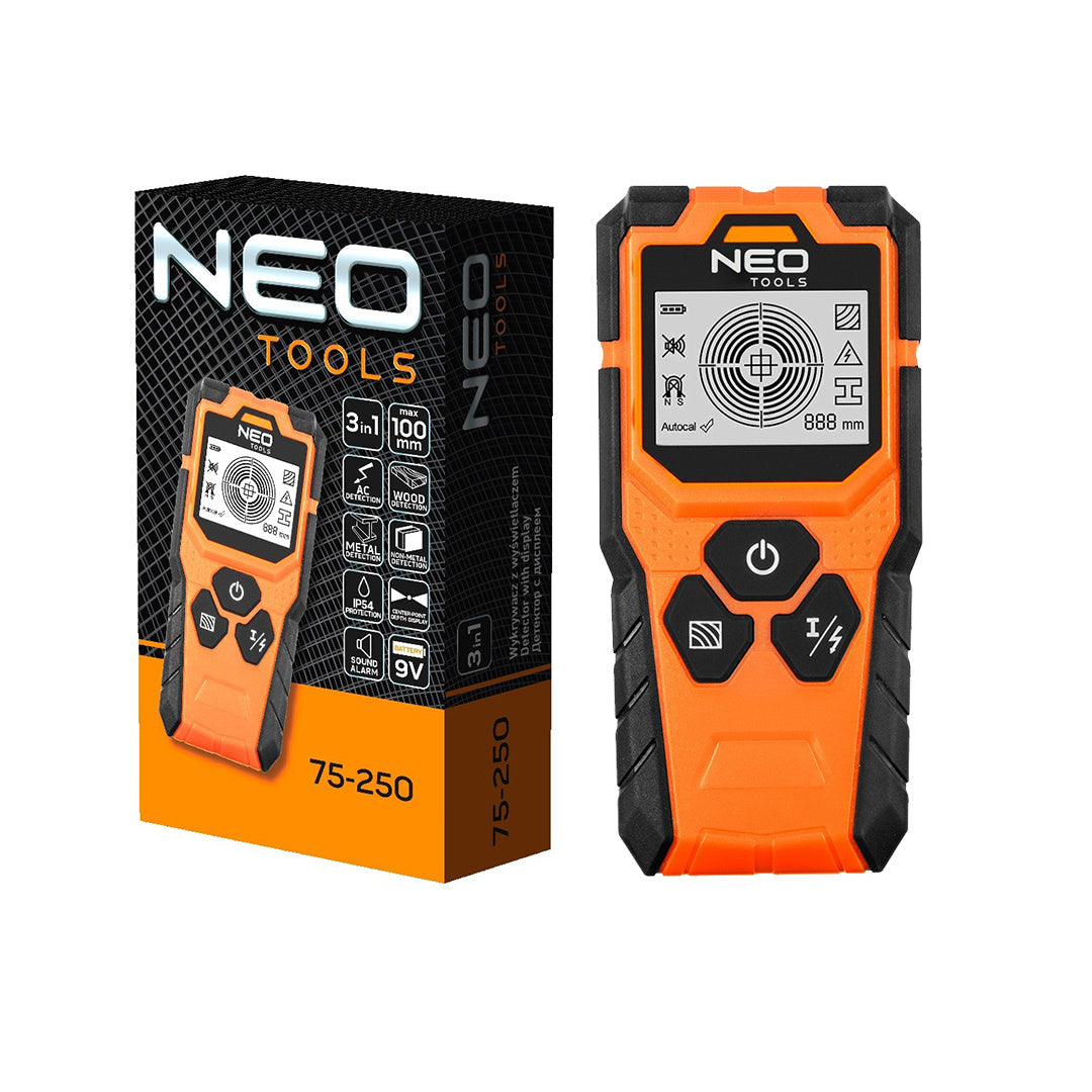 75-250 DETECTOR WITH NEO TOOLS DISPLAY, 3 IN 1
