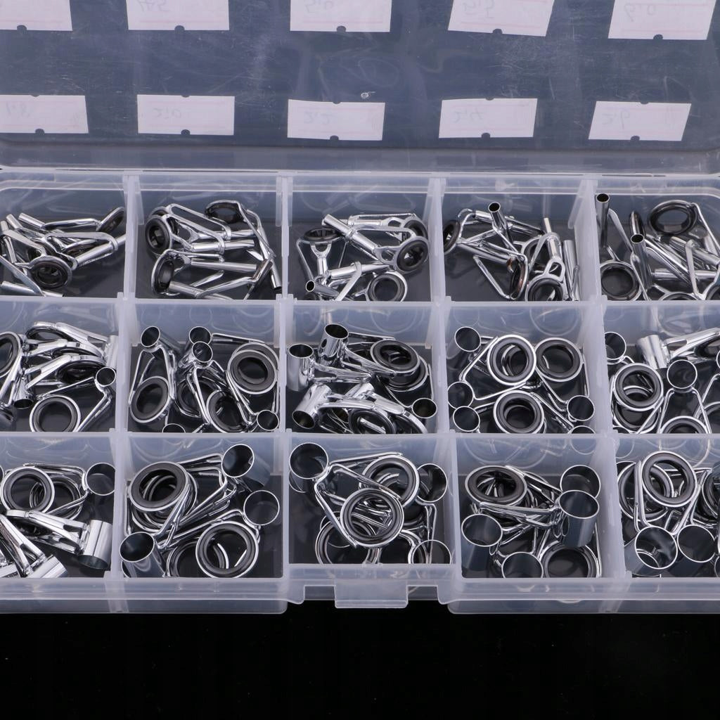 75 Pcs Telescopic Rod Grommets Repair Kit for Tips, for bu Rod action peak