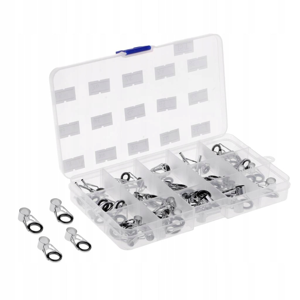 75 Pcs Telescopic Rod Grommets Repair Kit for Tips, for