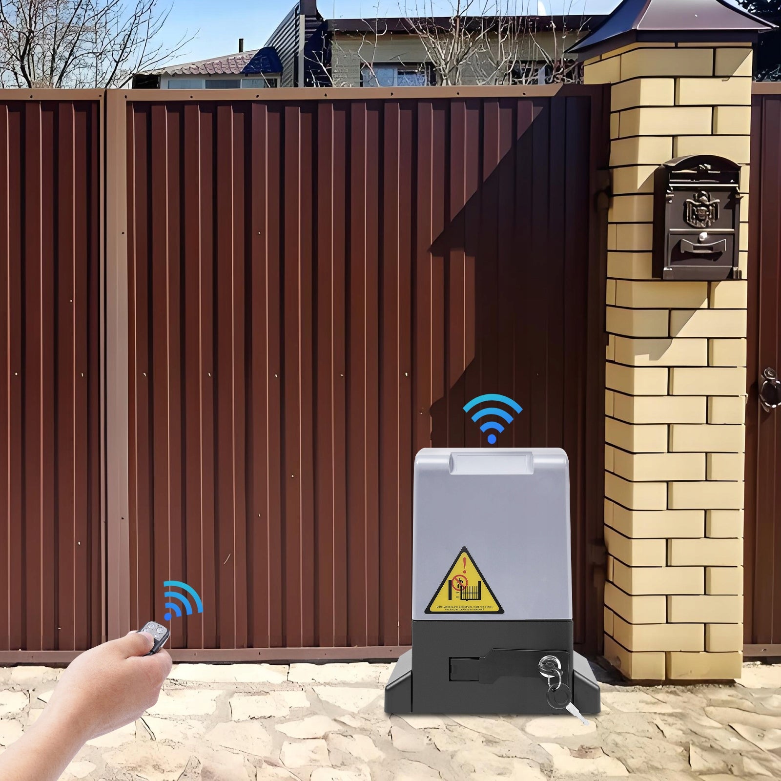 750W 220V REMOTE SLIDING GATE OPENER - 3527LBS MAX LOAD- Brand no brand