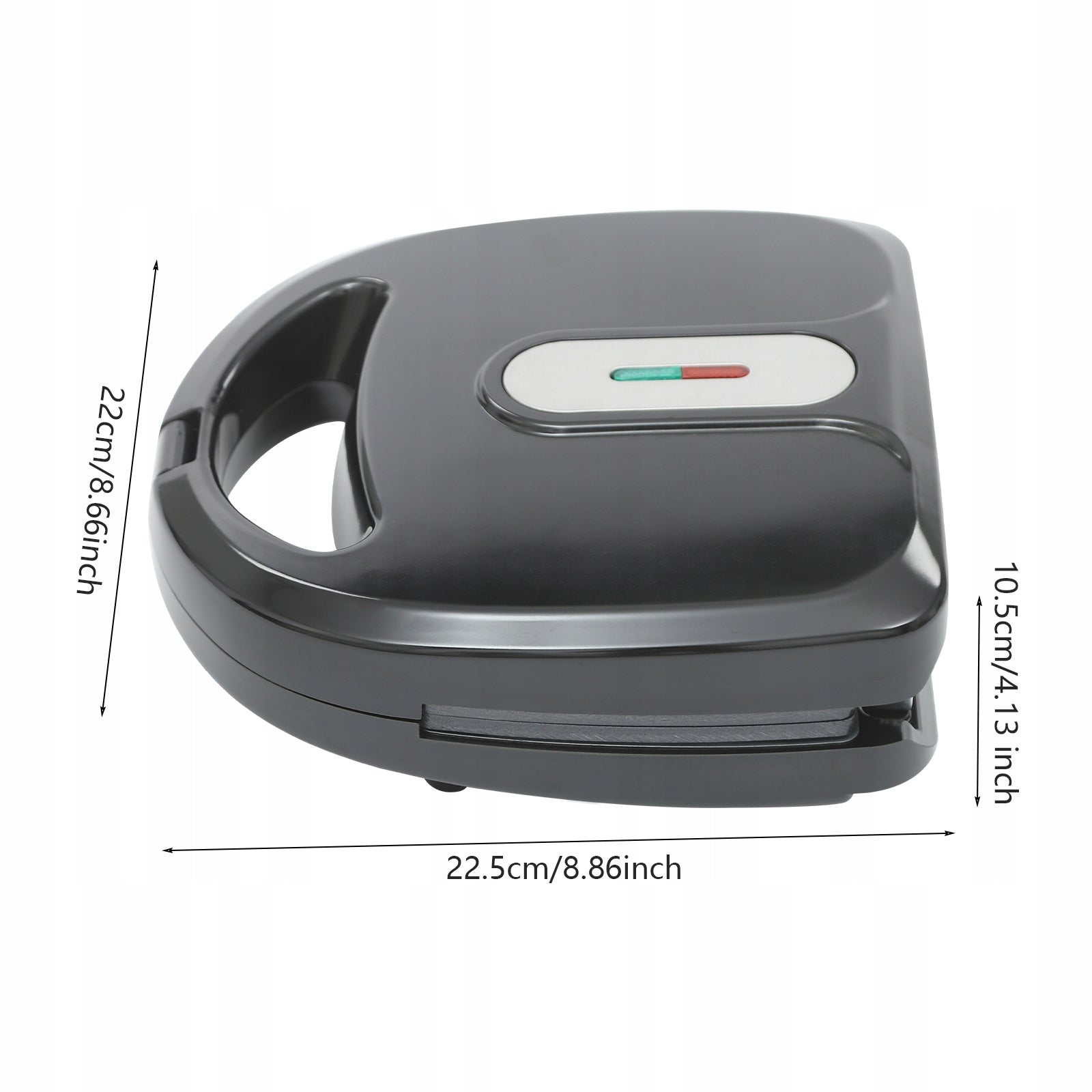 750W WAFFLE MAKER WITH 6 KINDS OF MOLDS FOR MAKING DOUGHNUTS, SANDWICHES, ETC Model GOFROWNICA