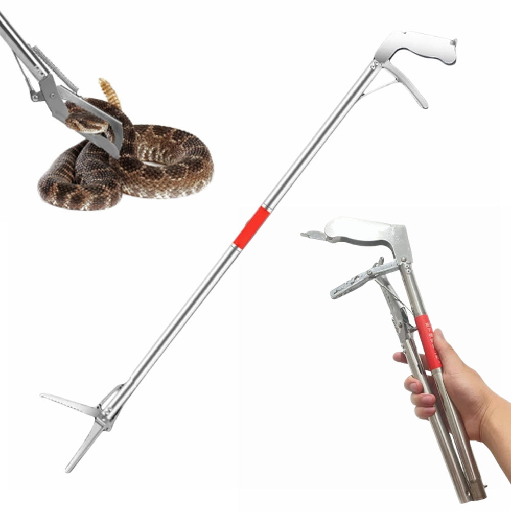 75CM FOLDING GRIPPER STAINLESS STEEL FOR GARBAGE CLEANING / CATCH HOSE