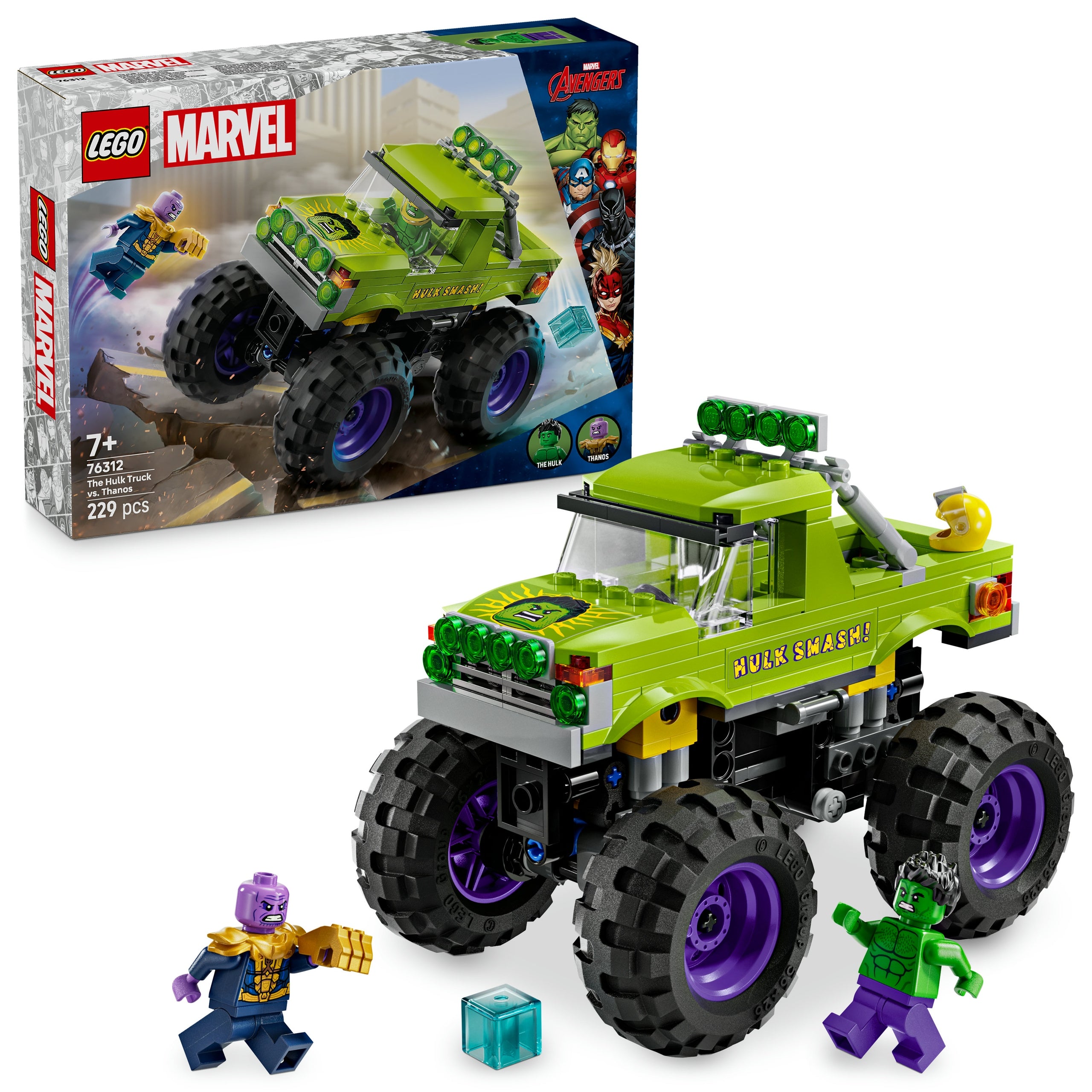 76312 LEGO Super Heroes Monster truck Hulk vs Thanos Product number 76312