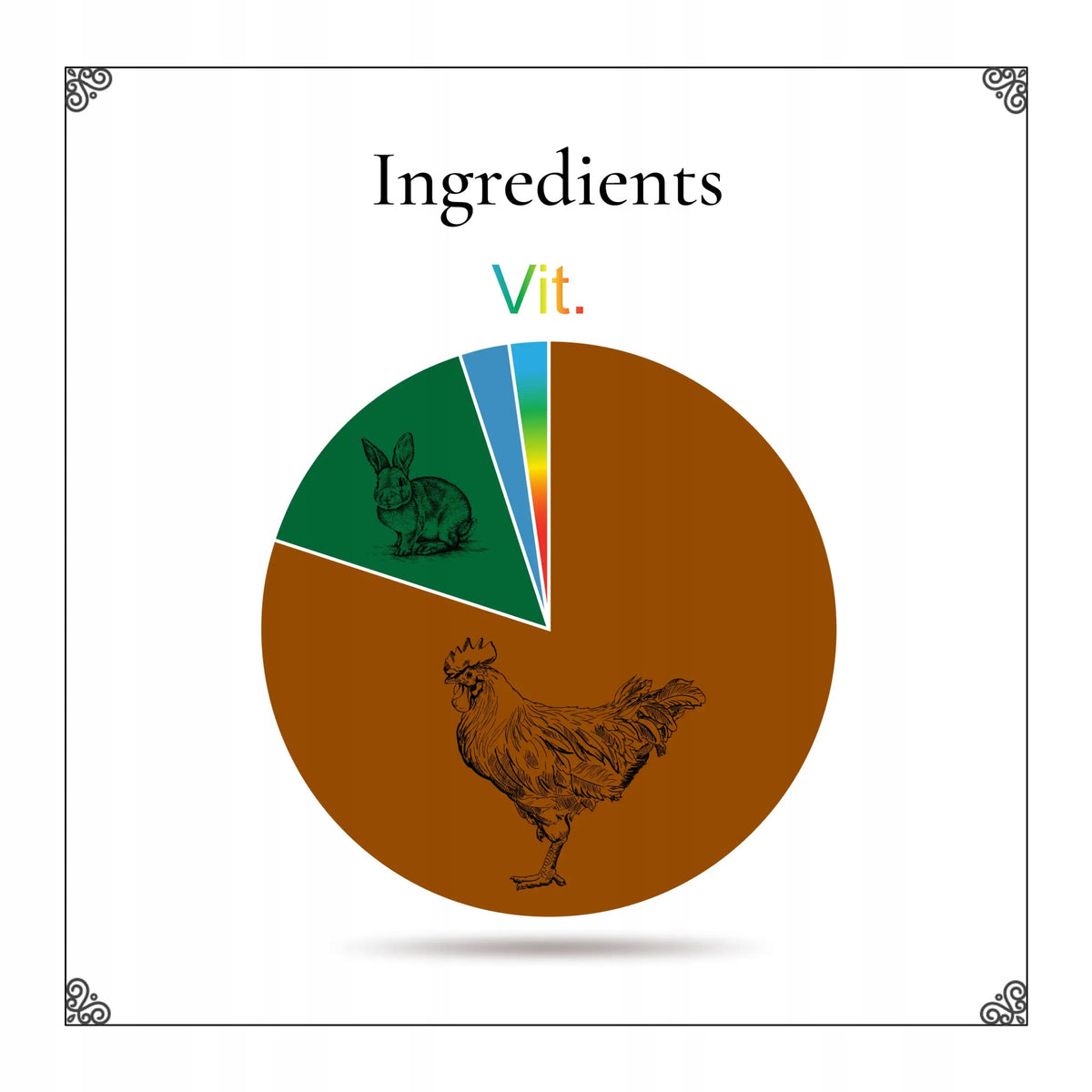 77 Queen Antoinette Wet Food Rabbit with Chicken - 200g Packaging status original