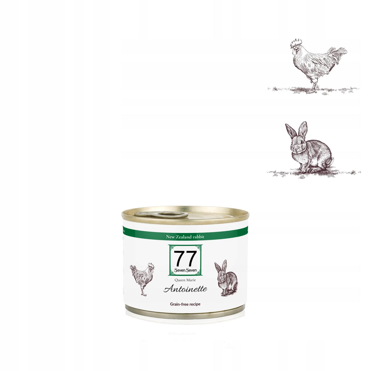 77 Queen Antoinette Wet Food Rabbit with Chicken - 200g