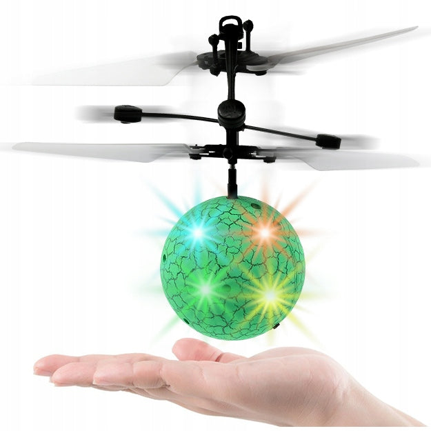 7733 Flying Ufo Ball Glowing Ball With Propellers Flying Over Hand Brand NORIMPEX