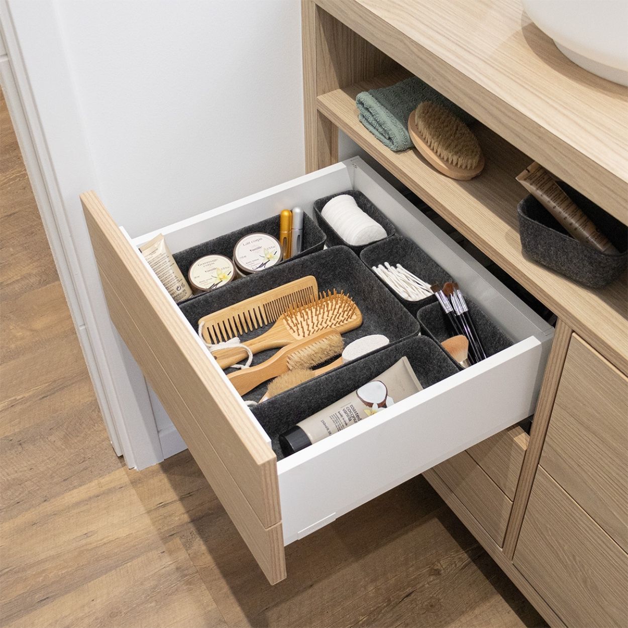 7EL. FELT DRAWER ORGANIZER for akcesoria BATHROOM Brand no brand