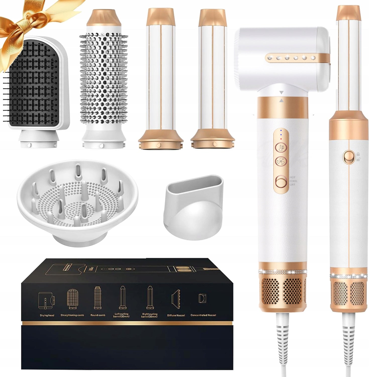 7IN1 MULTIFUNCTIONAL HAIR STYLING DRYER WITH ADJUSTABLE IONIZATION