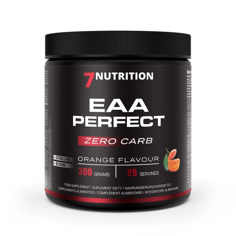 7NUTRITION EAA PERFECT 300G AMINO ACIDS EAA BCAA REGENERATION ORANGE