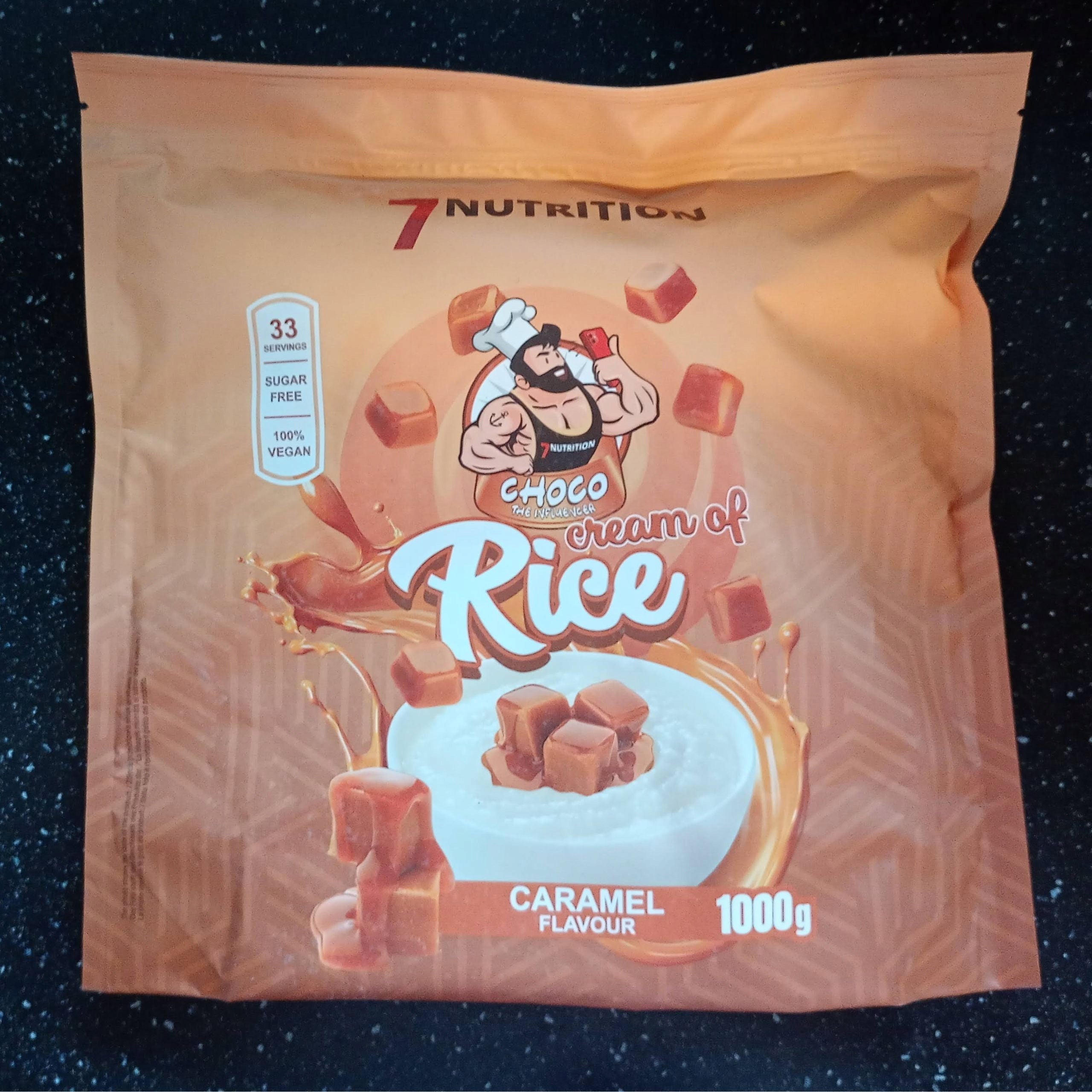 7NUTRITION Glue without sugar Healthy Snack Instead of Meal Caramel 2x 1kg Packaging status original