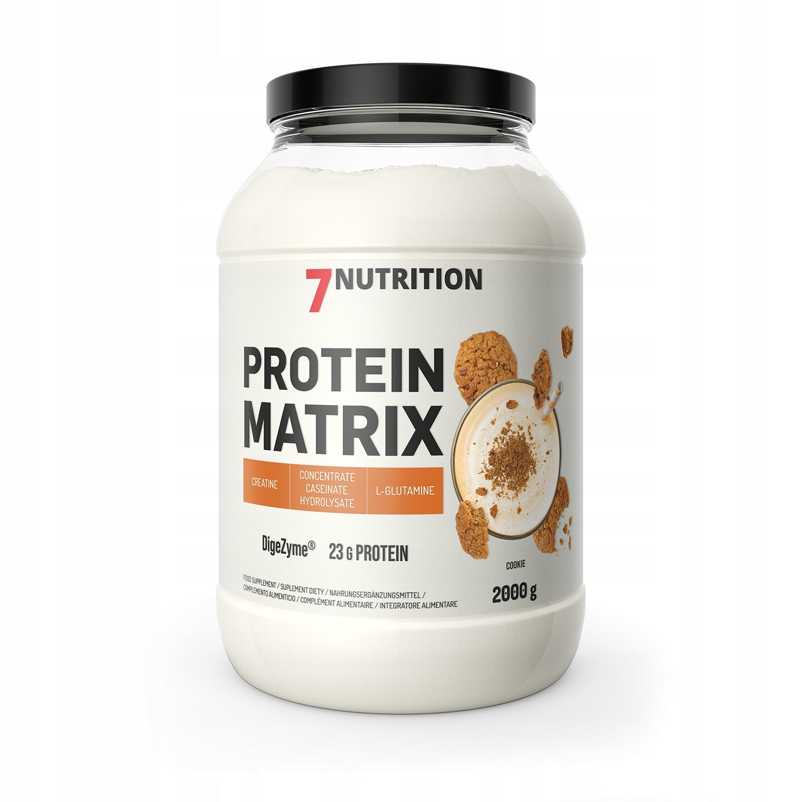7NUTRITION PROTEIN MATRIX 2000G CAKE PROTEIN CASEIN CREATINE L-GLUTAMINE