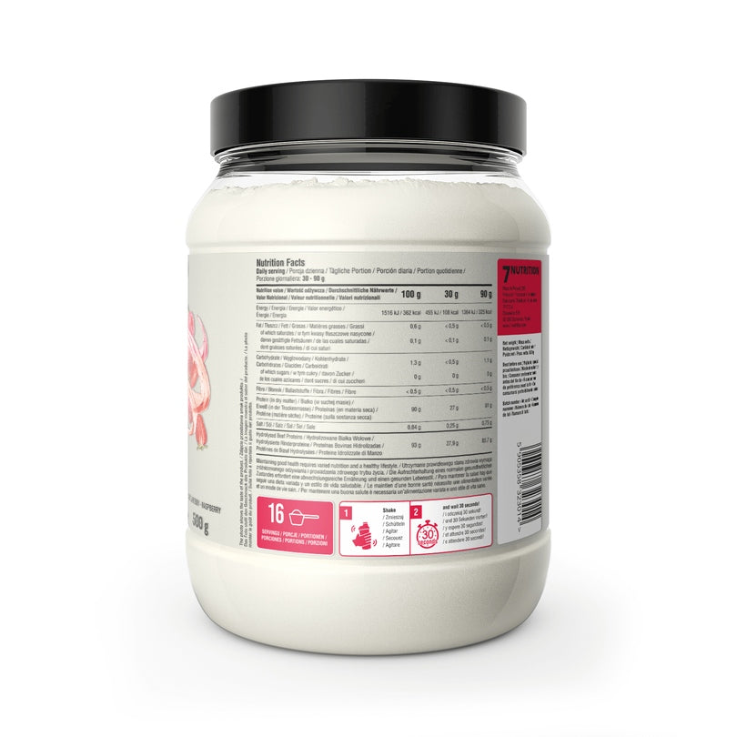 7NUTRITION Protein Juice 500g Beef Protein Hydro Beef Expiration date at least six months from the date of purchase