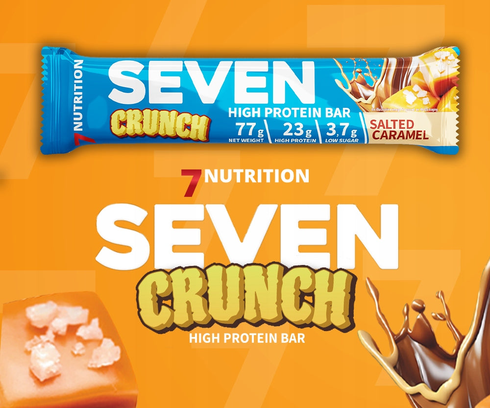 7NUTRITION SEVEN PROTEIN BAR 77G - PROTEIN SNACK FOR ACTIVE PEOPLE! Number of pieces in the package 1 pcs