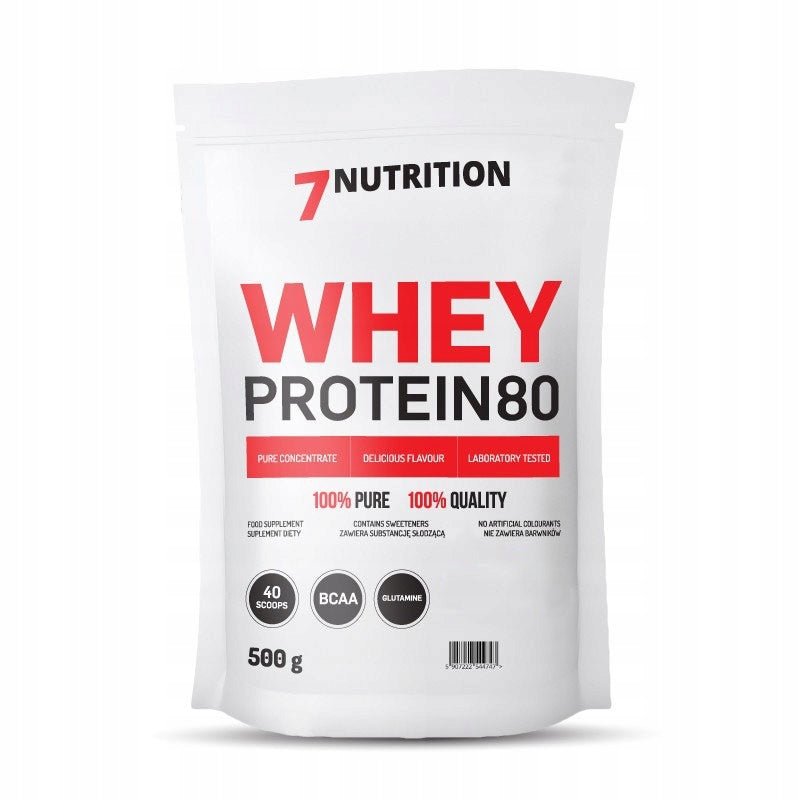 7NUTRITION WHEY PROTEIN 80 500G PROTEIN CONCENTRATE PROTEIN STRENGTH