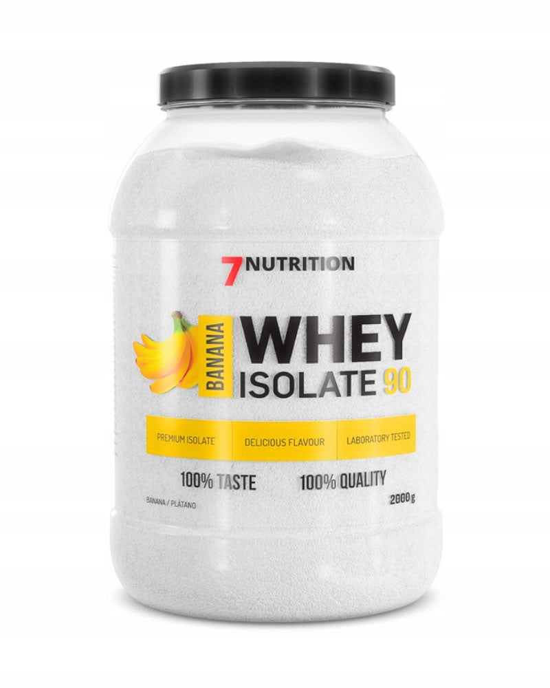 7NUTRITION Whey Isolate 90 2000g Banana Packaging status original