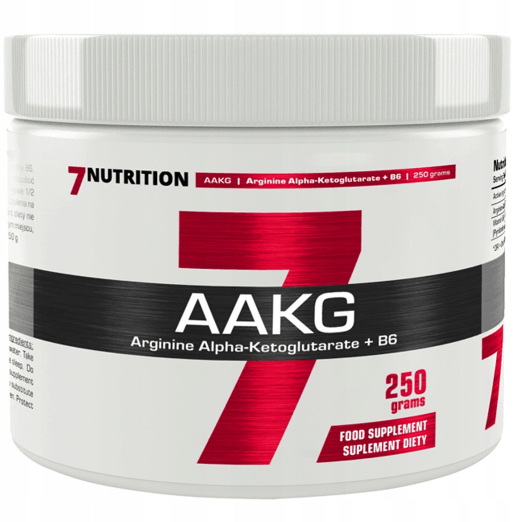 7Nutrition AAKG 250g Arginine Vitamin B6 Muscle Pump Training Energy