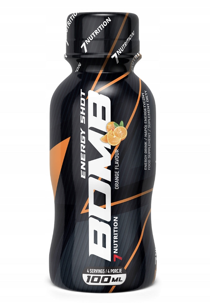 7Nutrition BOMB 100ml energy shot orange flavour