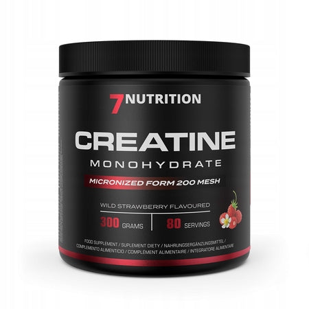 7Nutrition Creatine 300g wild strawberry Creatine Monohydrate Strength