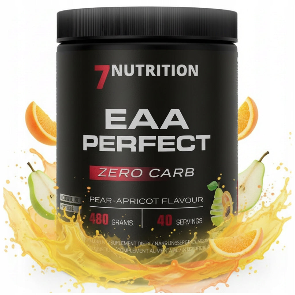 7Nutrition EAA Perfect 480g Apricot Pear Exogenous Amino Acids Regeneration