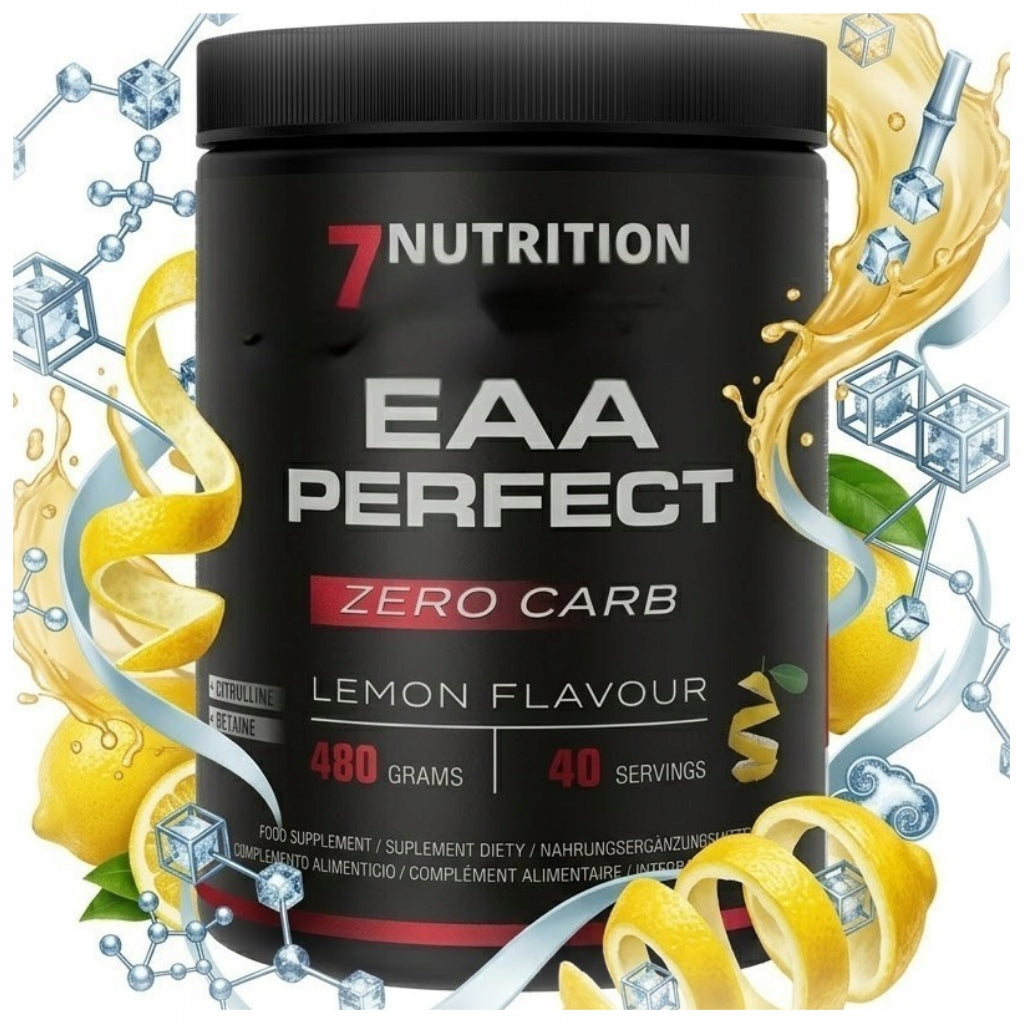 7Nutrition EAA Perfect Lemon 480 g Amino Acids Regeneration after Training